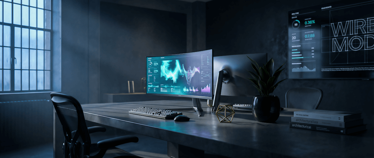 Click Element Media studio workspace